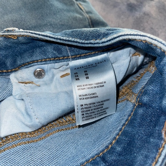 stretchy blue american eagle shorts! - Picture 3 of 3